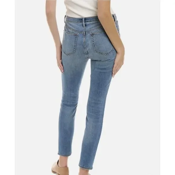 JOHNNY WAS Dallah Embroidered Skinny Jeans 29 Floral Boho Art To Wear Hippie - Picture 2 of 15